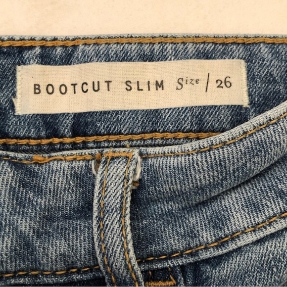 Anthropologie Pilcro And The Letterpress Ultra High Rise Bootcut Slim Jeans 26 - Picture 4 of 12